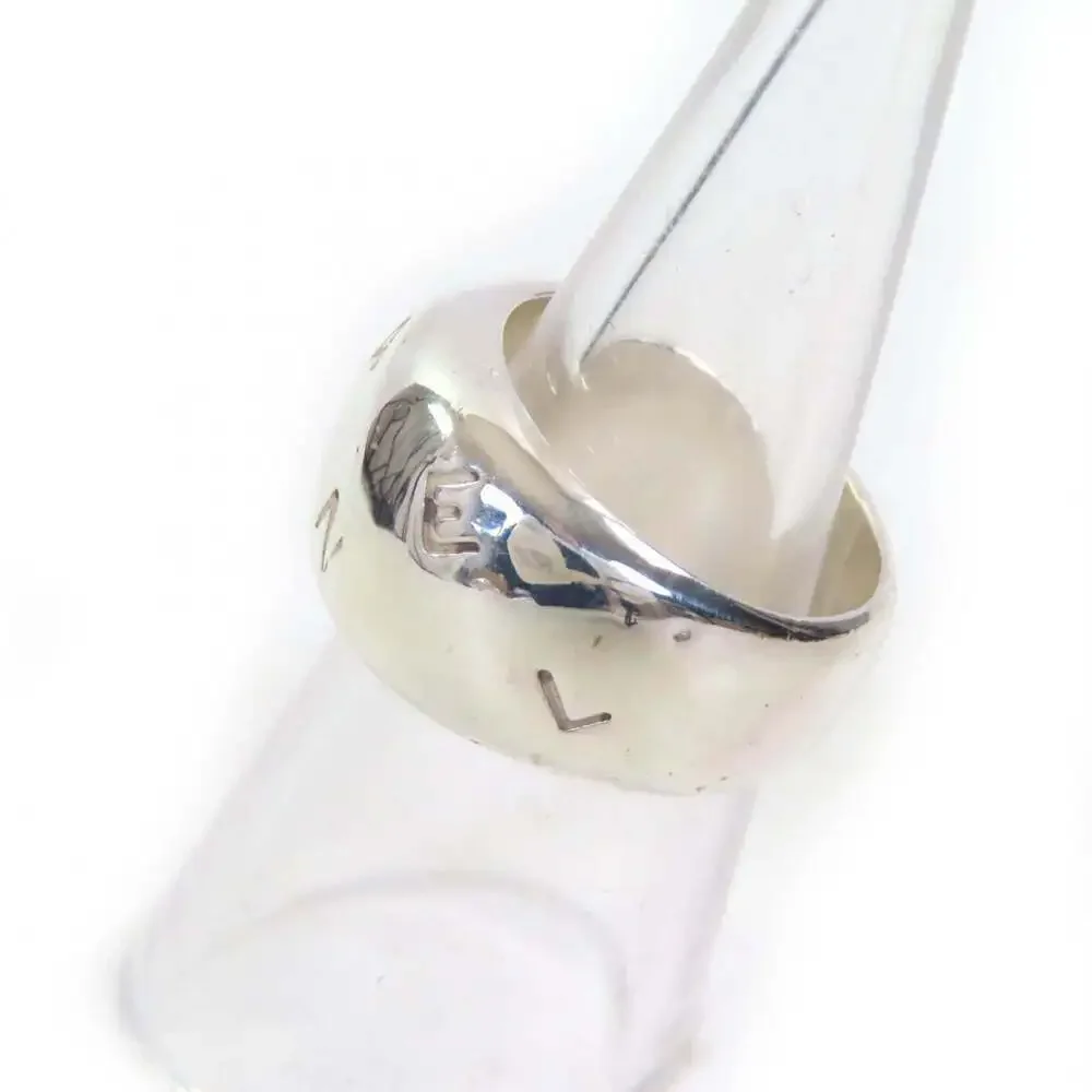 CHANEL Authentic Silver Ring